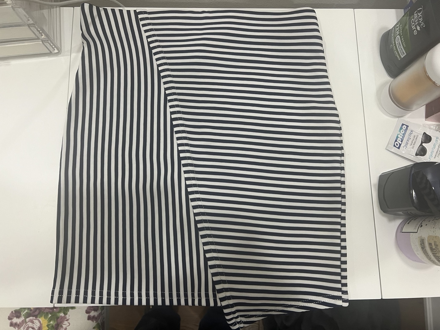 Skirt blue and withe