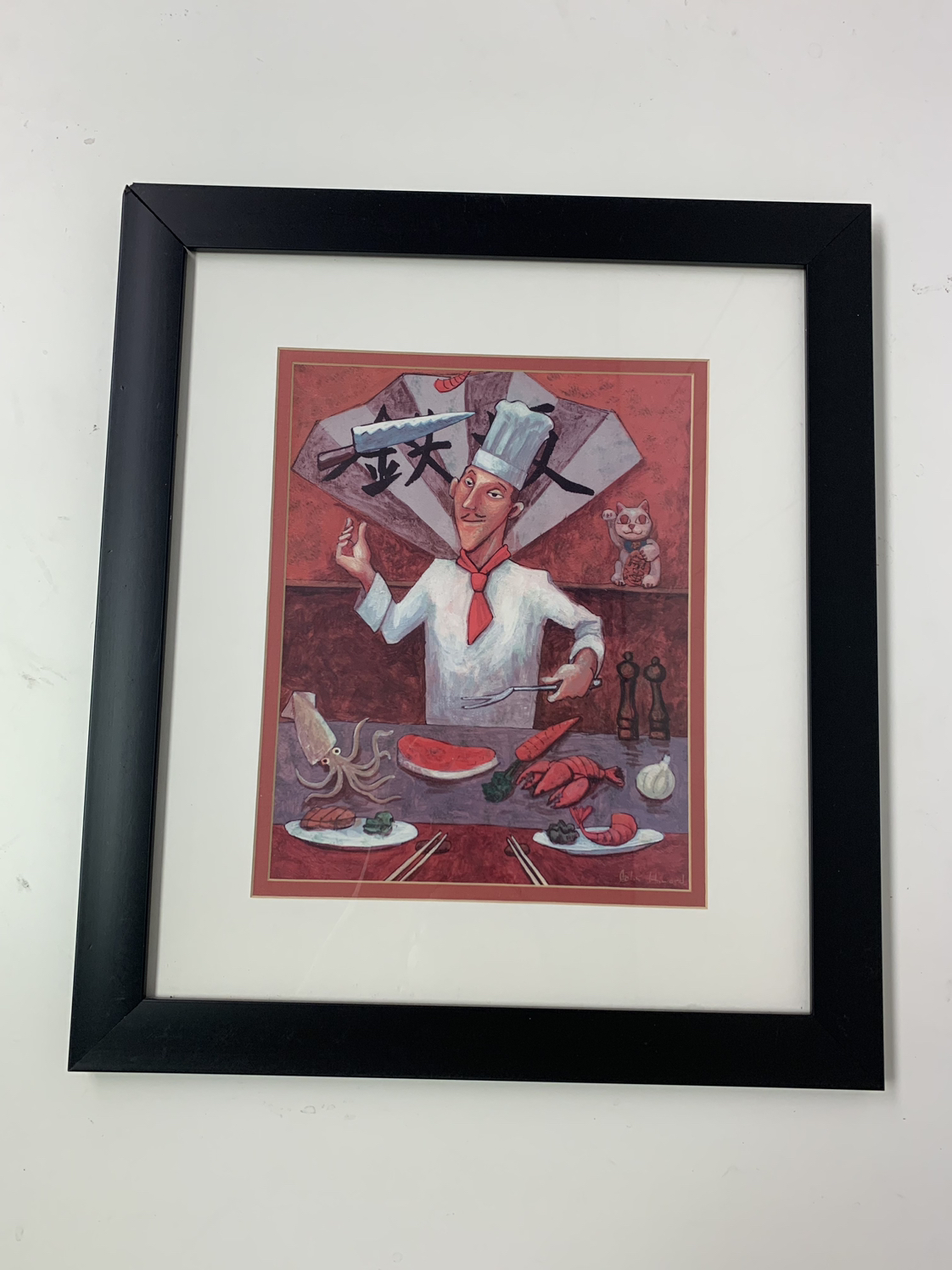 Teppan, Japenese Chef - 14" x 16" Print thumbnail