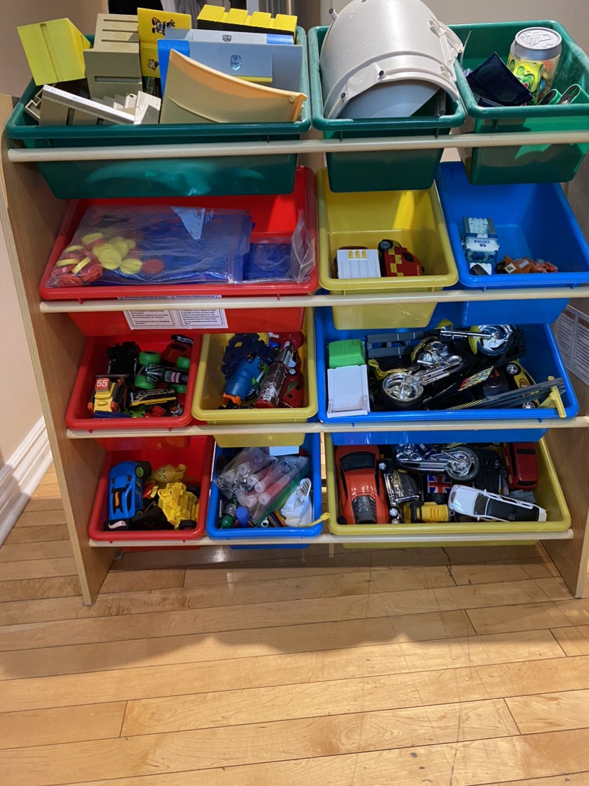 12 Bins Kids Toy Storage Organizer for Children thumbnail