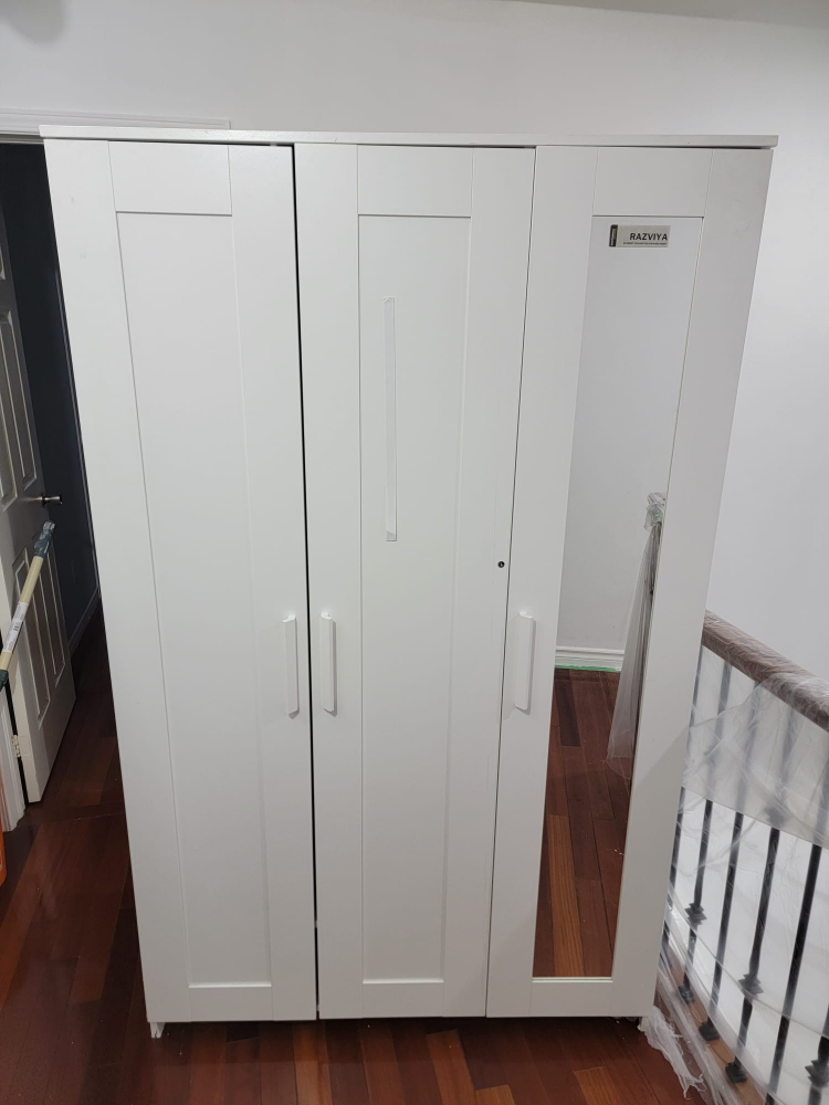 White IKEA Wardrobe