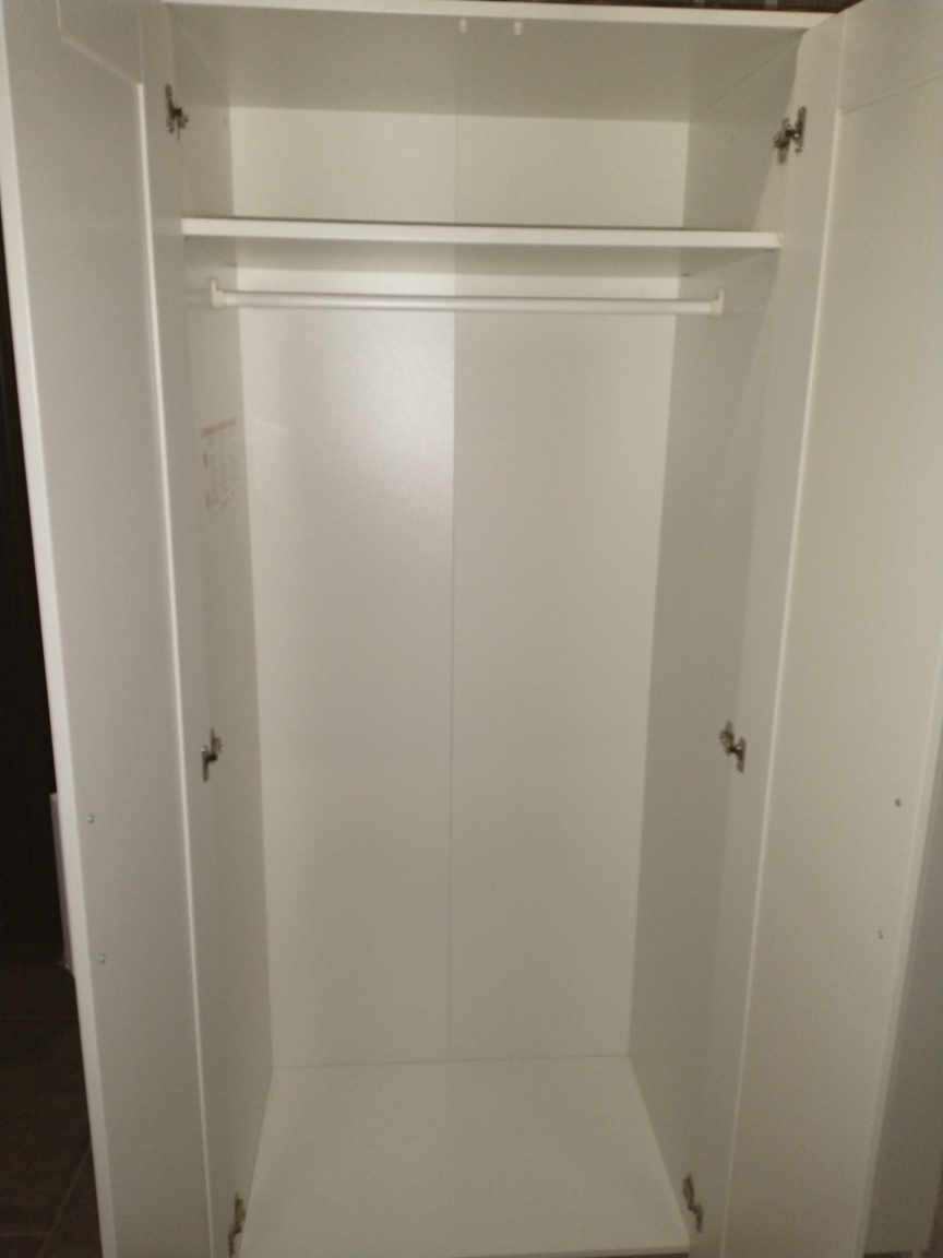 White IKEA Wardrobe - photo 2