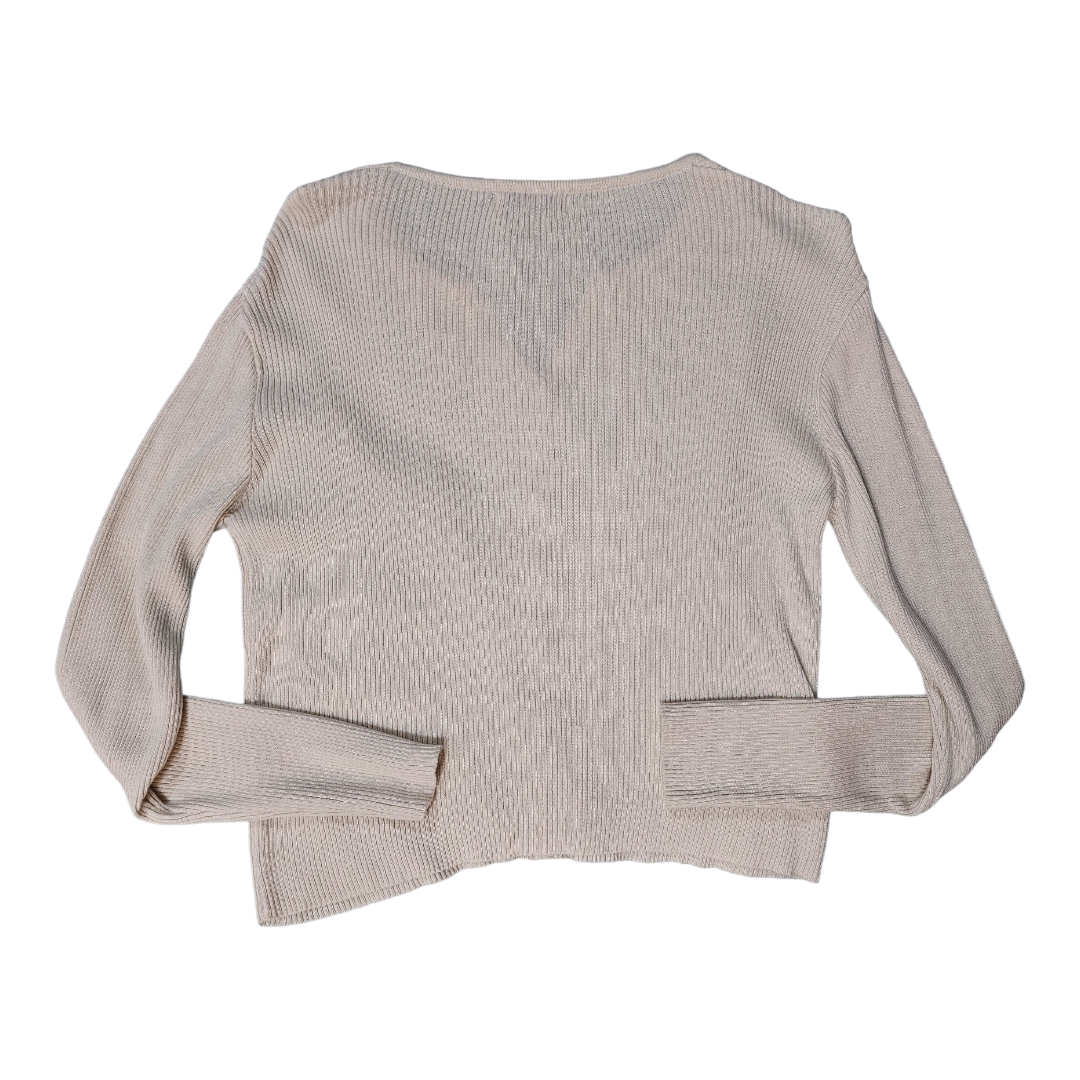 ribbed cream Cardigan image indicator(3)