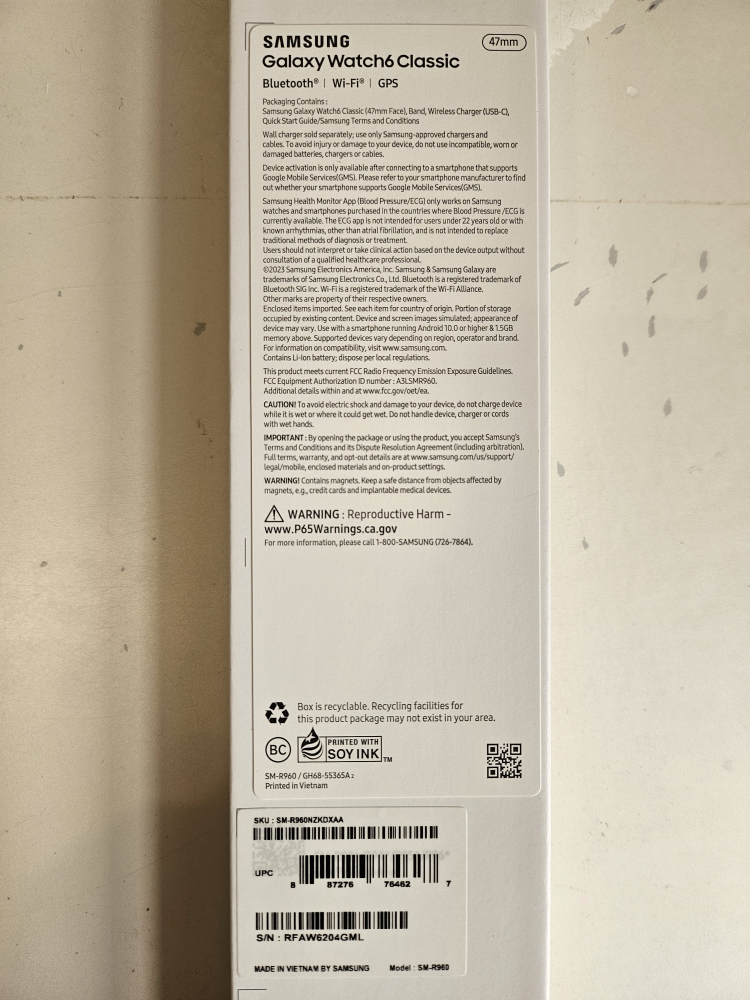samsung galaxy watch 6 classic bluetooth 47 MM - photo 3