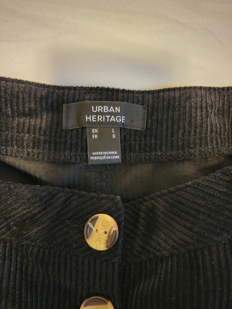 Black Suede Skirt - L image indicator(2)