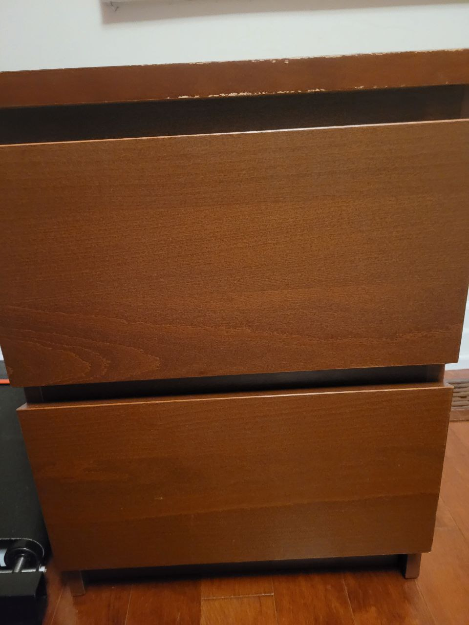 2 Ikea malm two drawer chest