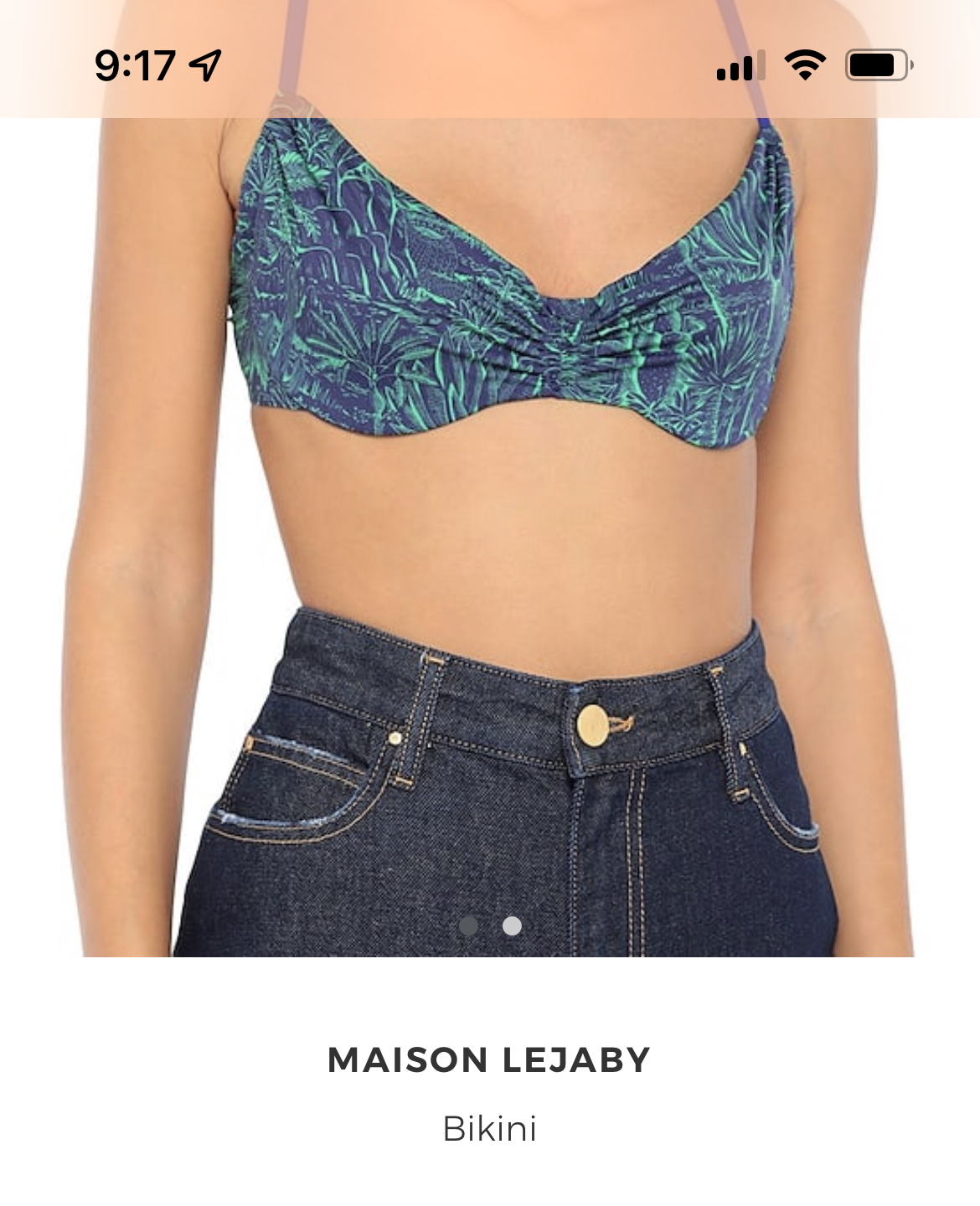 BNWT - Maison Lebajy Bikini Top image indicator(7)