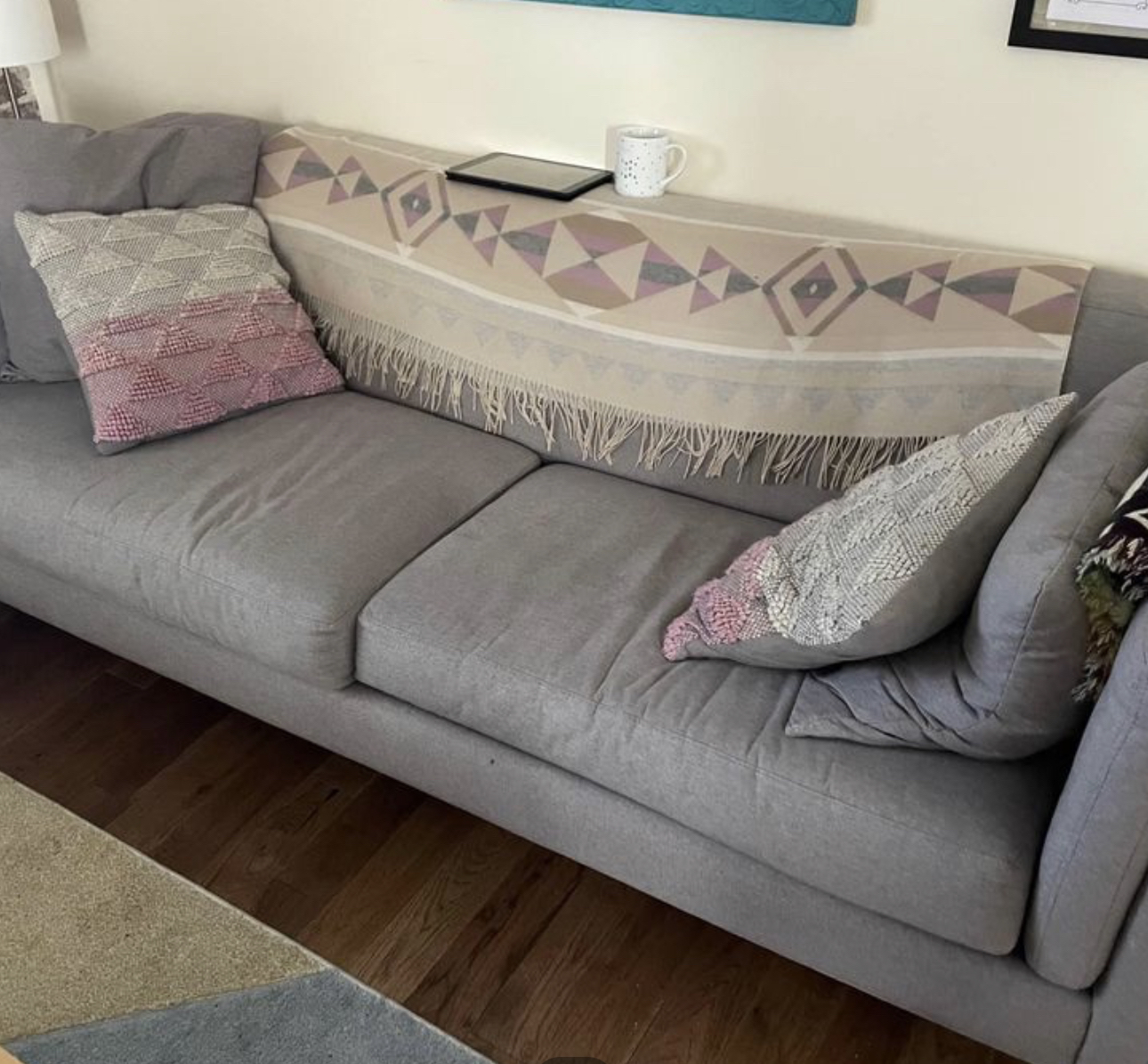Macy’s Gray Sofa