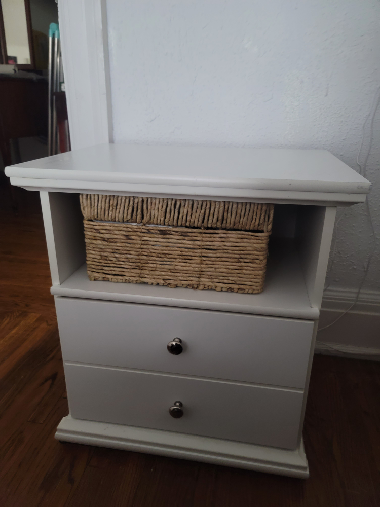 white dresser (bed table) - photo 3