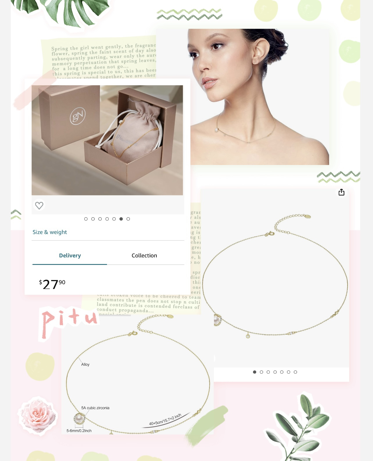 925 Silver Freshwater Pearl, all same Price. Read the details - photo 3