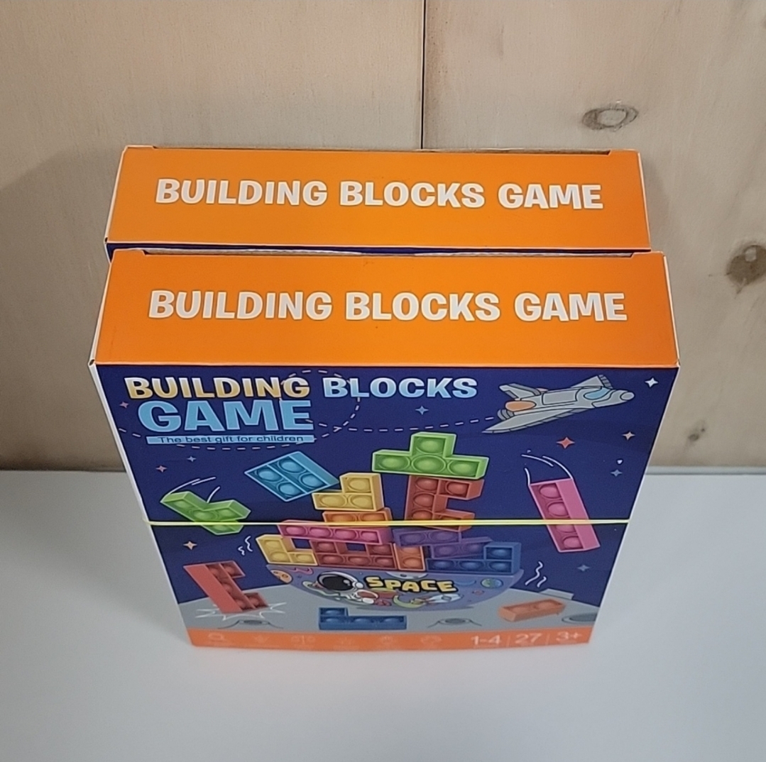 Puzzle Pop Fidget Toys, Building Blocks game x 2, NEW - photo 2