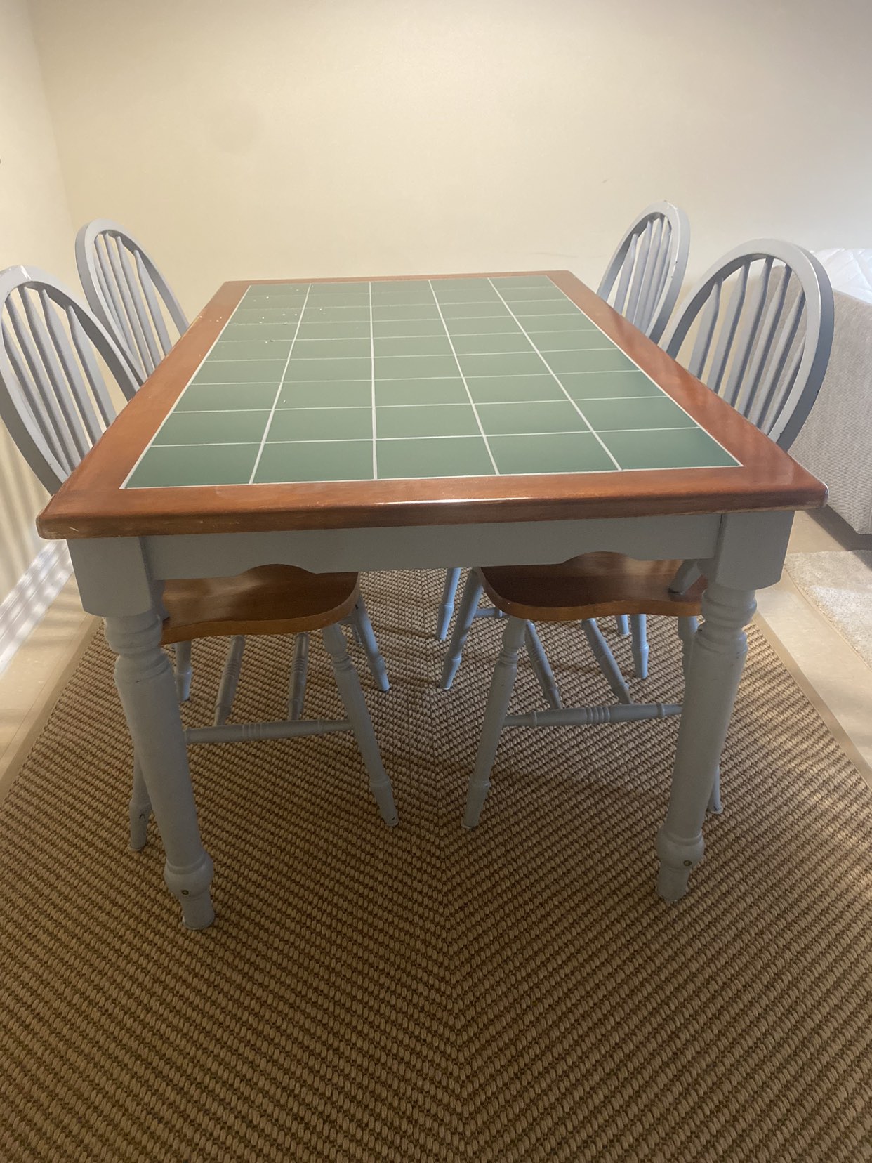 Oak Dining table with chairs - photo 2