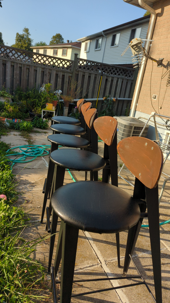 5 Heavy Duty Metal Bar Stools thumbnail