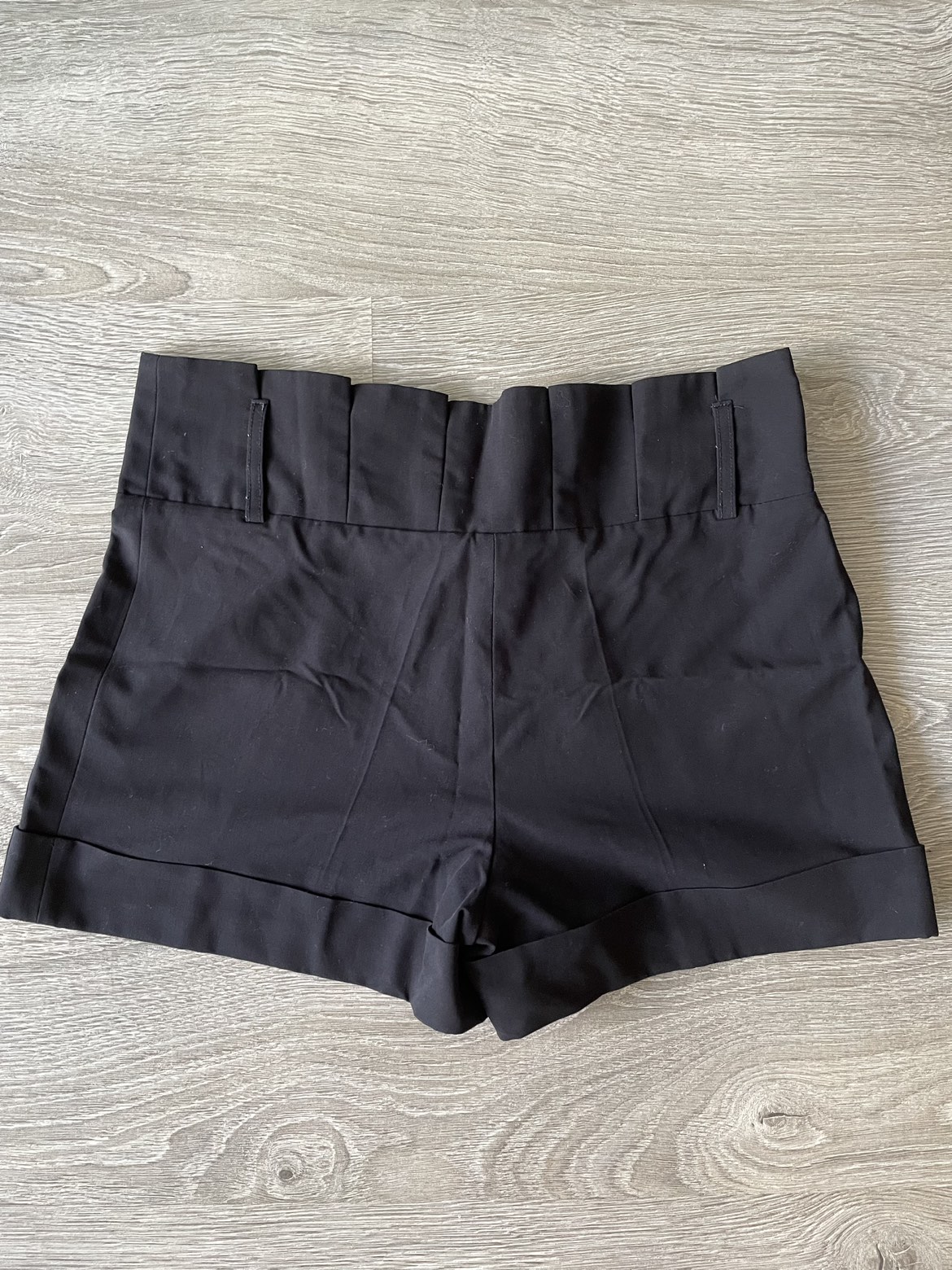 Black high waisted shorts size40/L - photo 2