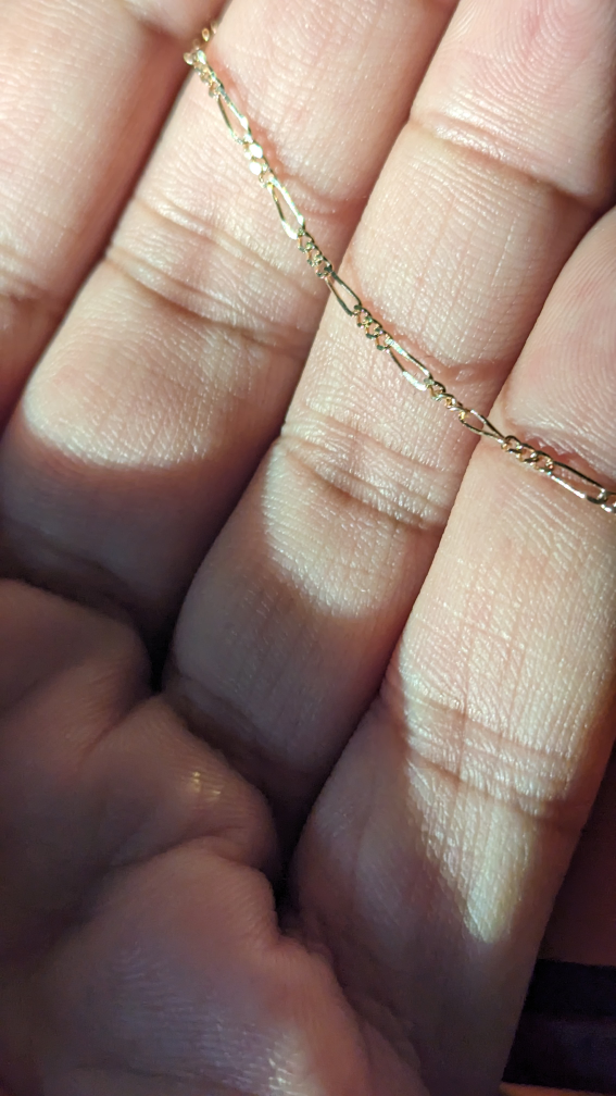 10k Gold Necklace and Bracelet - photo 3