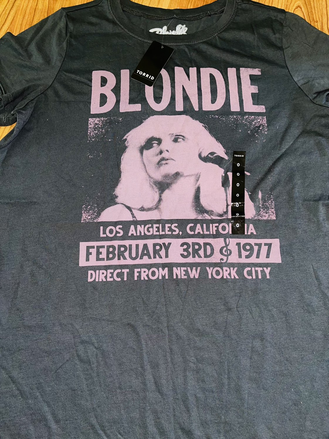 NWT ladies BLOnDIE concert tshirt