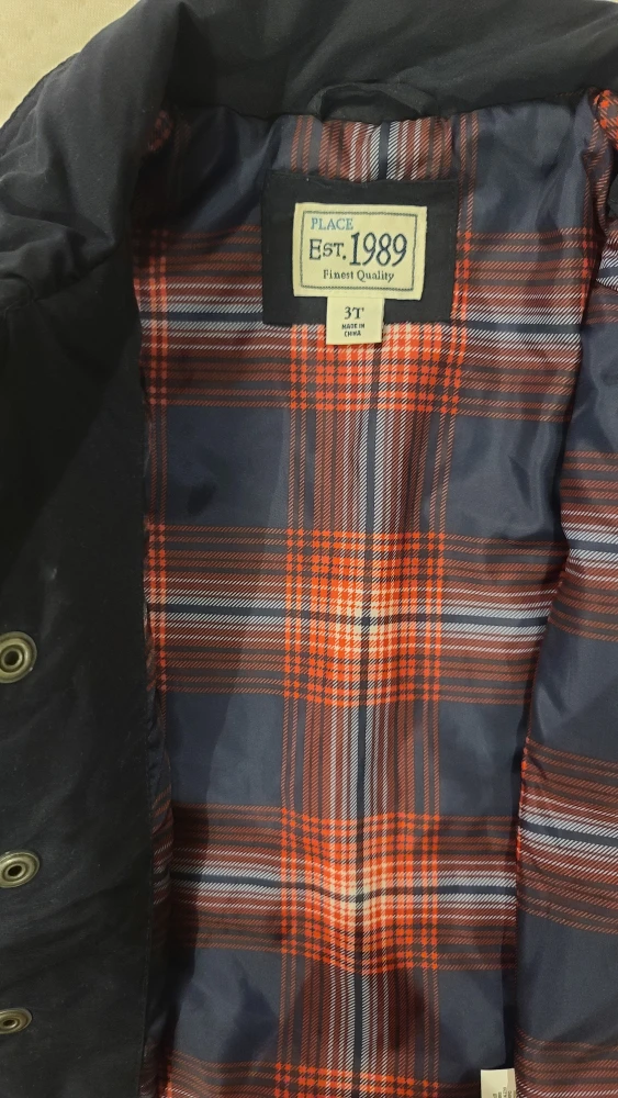 Cute Boys Navy Blue Jacket! - Size 3T image indicator(4)