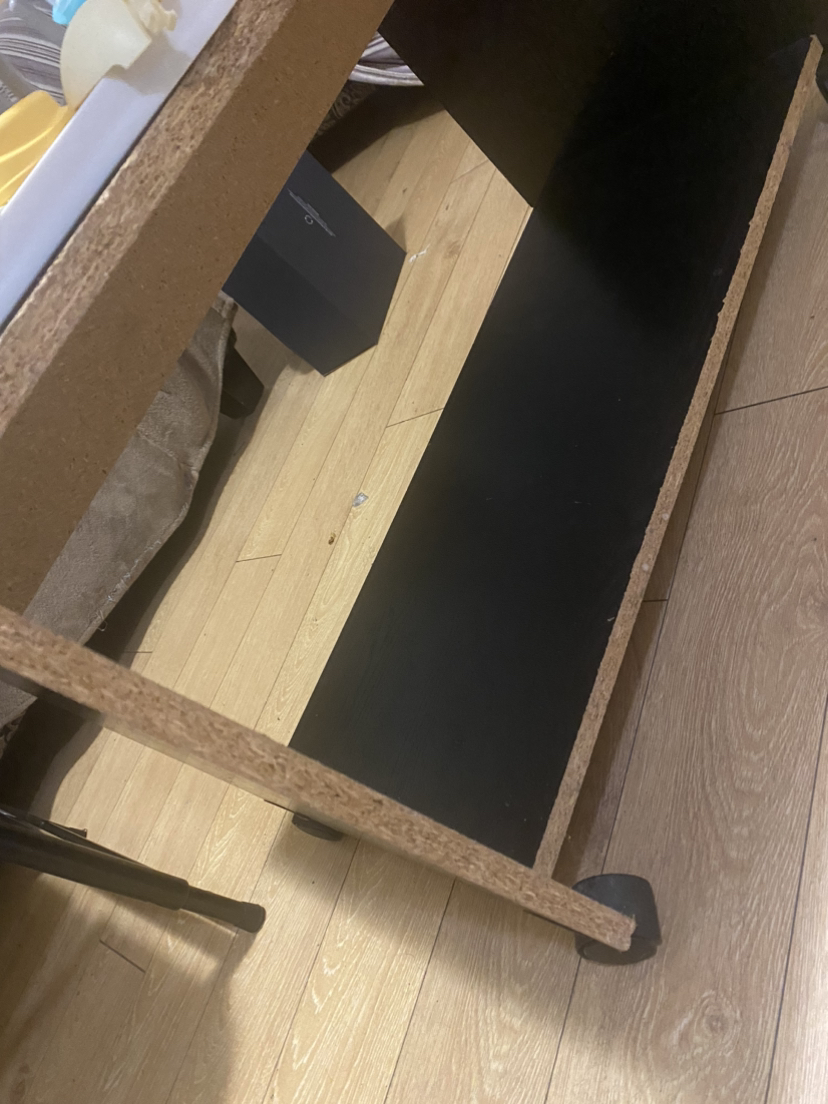 coffee wheels table with storage - photo 3