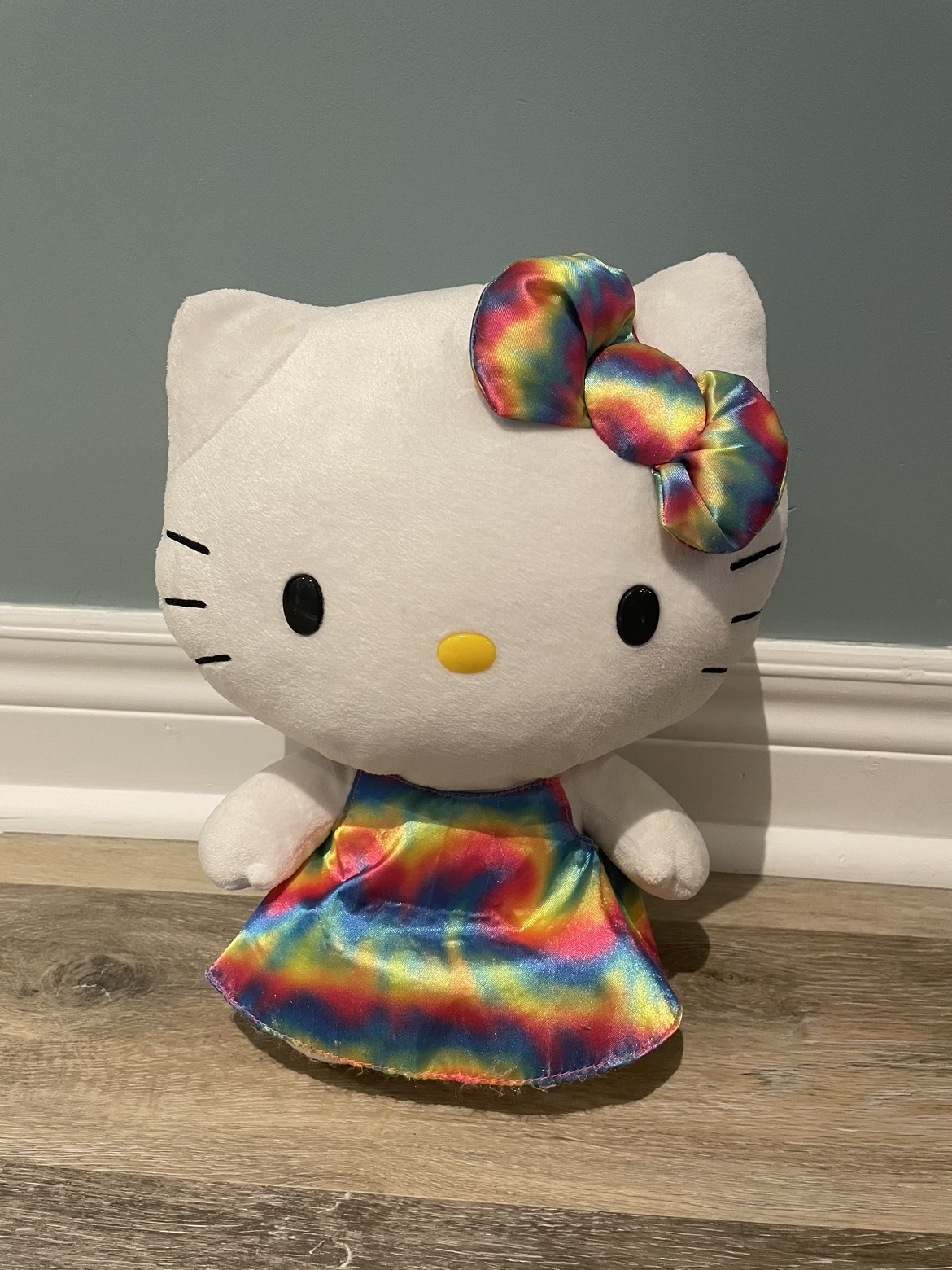 Hello Kitty Rainbow Tie-Dye Plush thumbnail