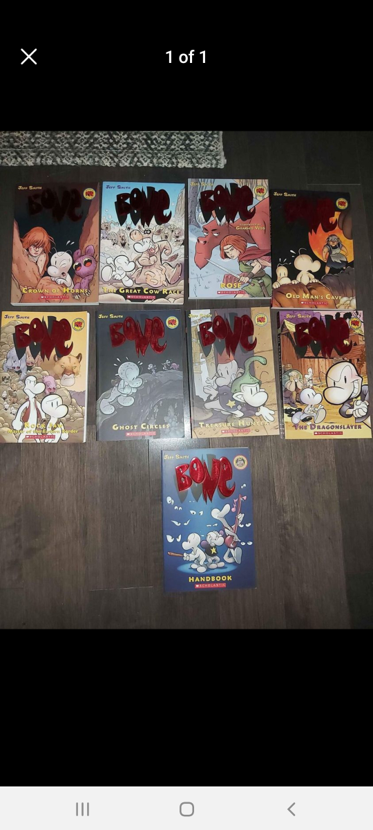 9 soft cover Bone comics thumbnail