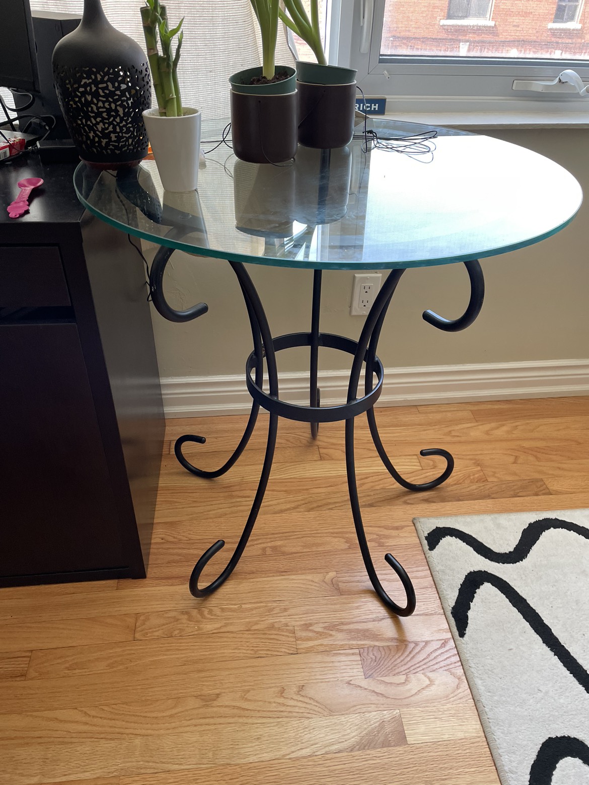 Glass table