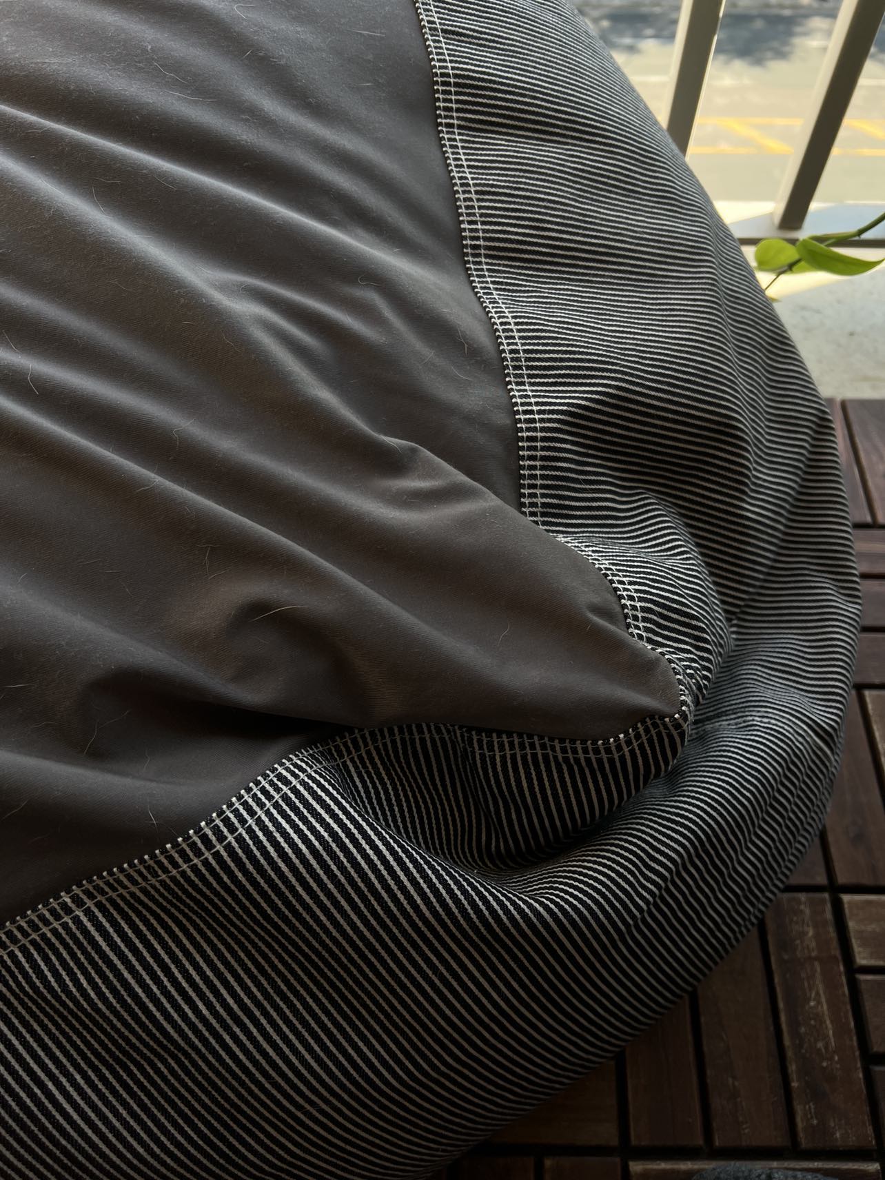 MUJI - Cover Only - Body Fit Cushion Cover - Navy Denim image indicator(2)