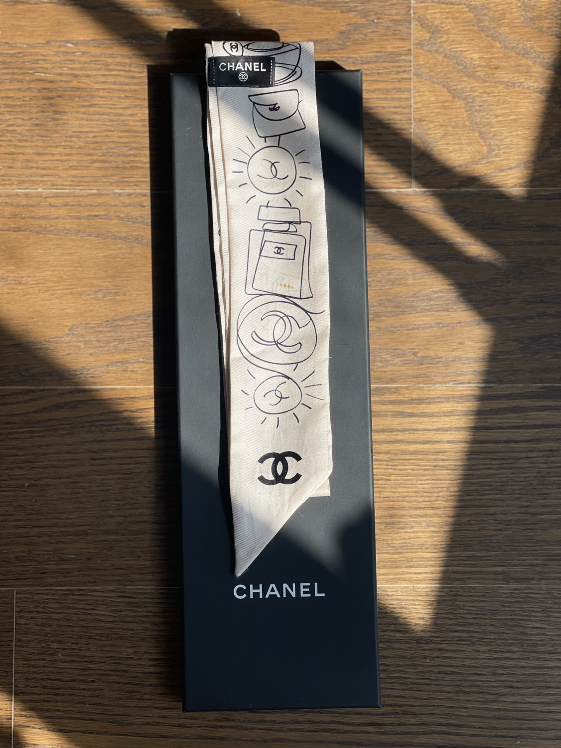 Chanel Silk Scarf - pre- owned - photo 4