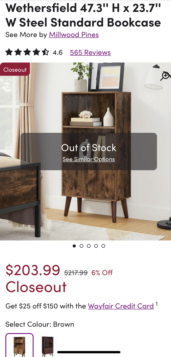 Wayfair bookcase - photo 2
