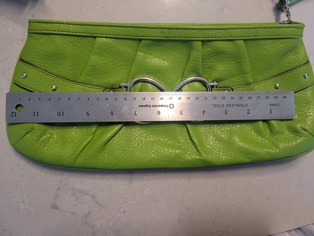 Lime Green Clutch image indicator(4)