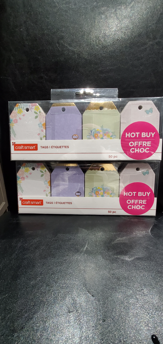 New Box of Craft Smart Tags 50 pieces in a Set thumbnail