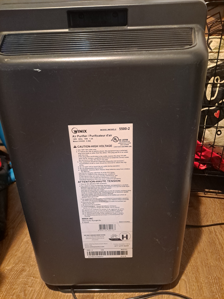 Winix Air Purifier 5500 2 - photo 4