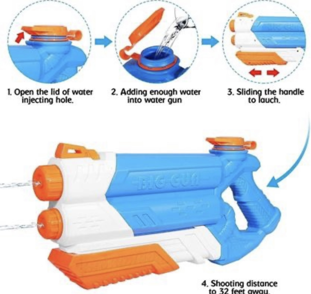 Brand new Large water gun - photo 3