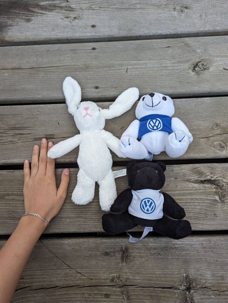 3 small Disneyland Stuffed Toys