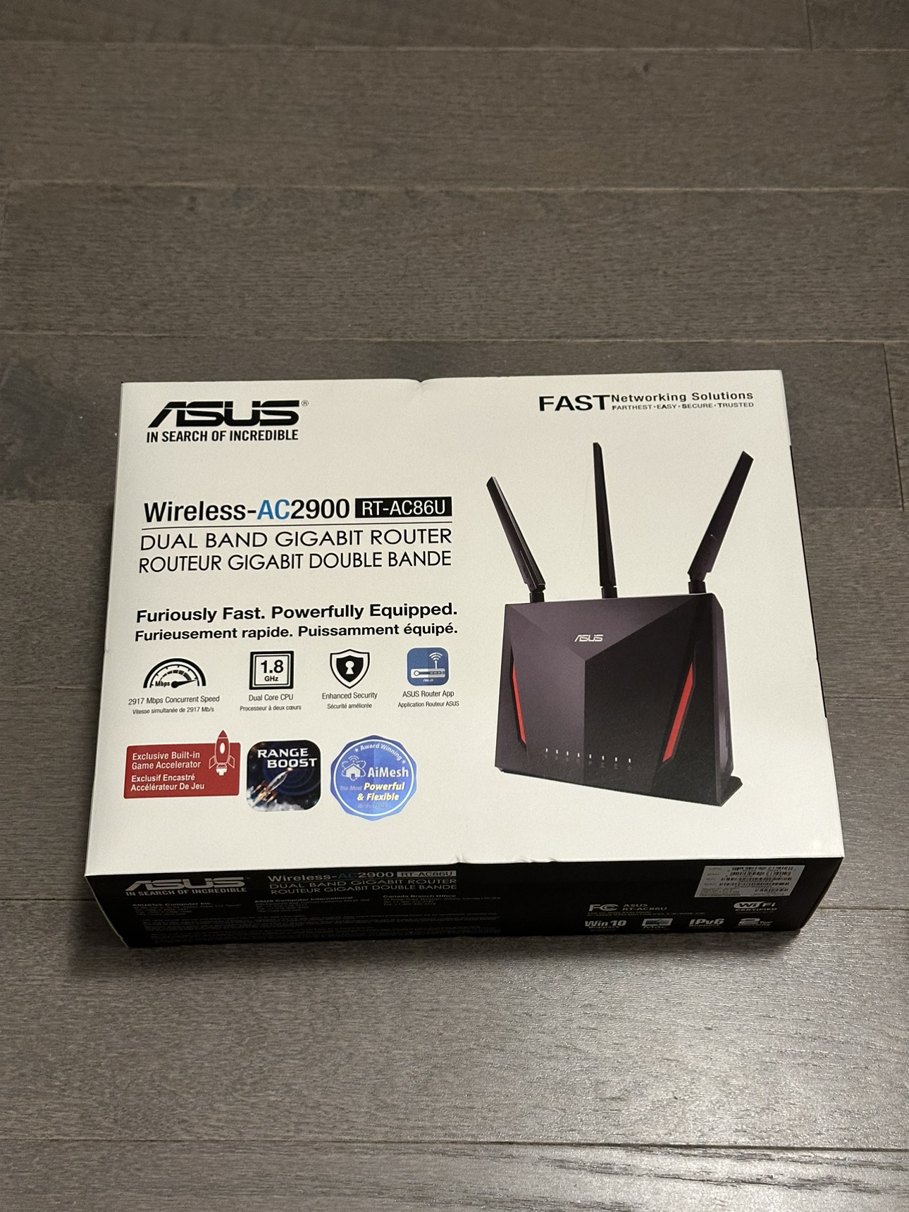 Asus RT-AC86U Gaming Router thumbnail
