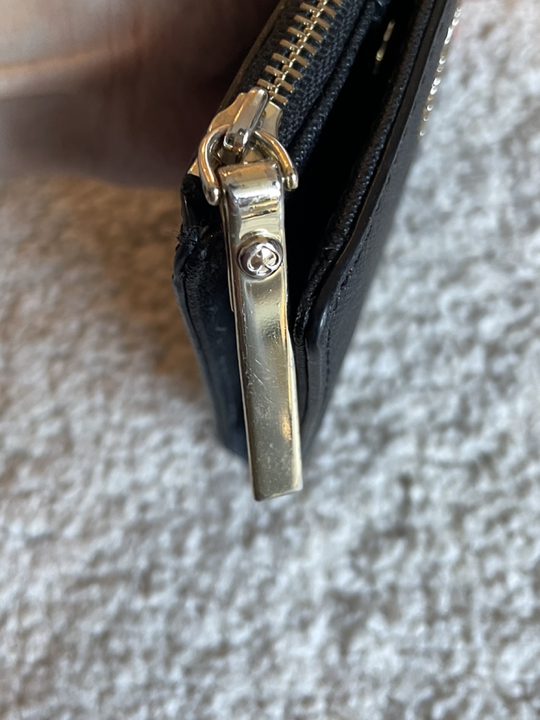 Kate spade square black wallet image indicator(8)