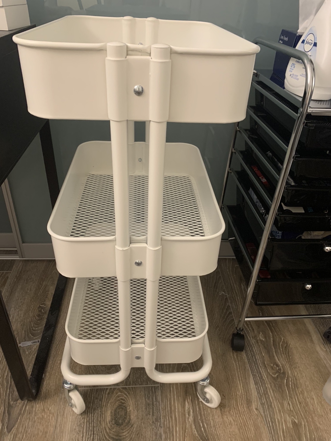 Ikea Utility Cart, White - photo 4