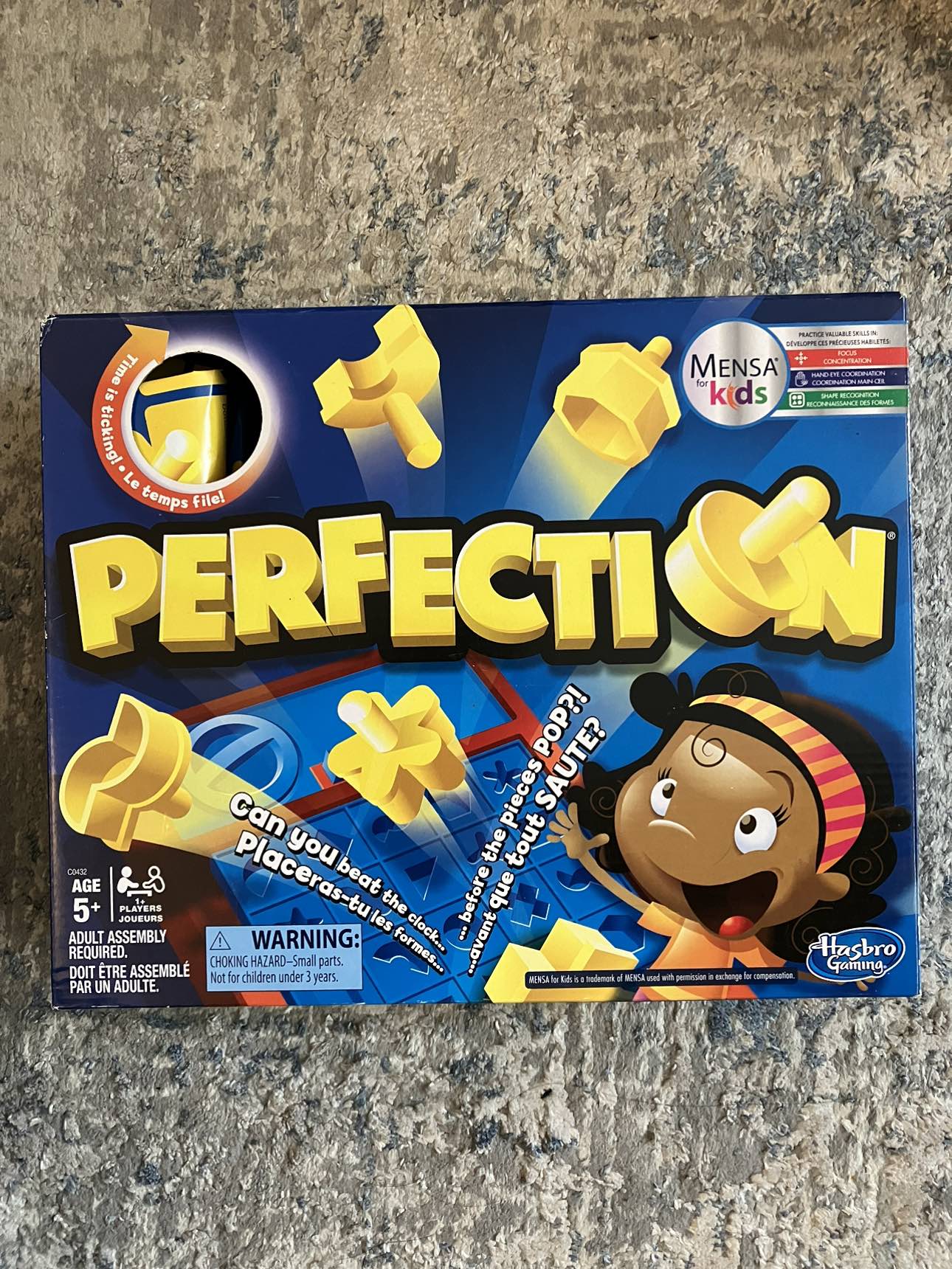Perfection board game thumbnail