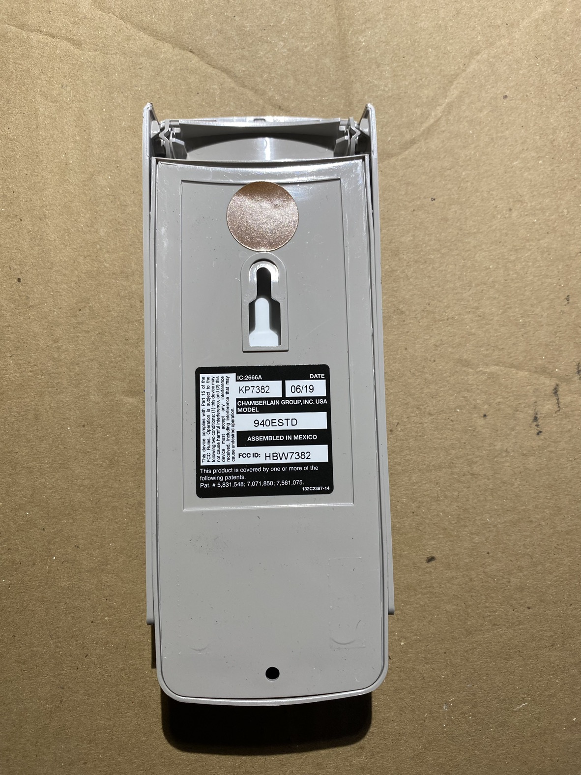 Garage Door Original Keypad - photo 3