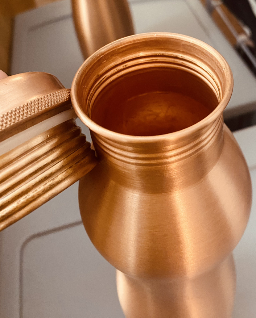 Copper water bottle 1 L - photo 4