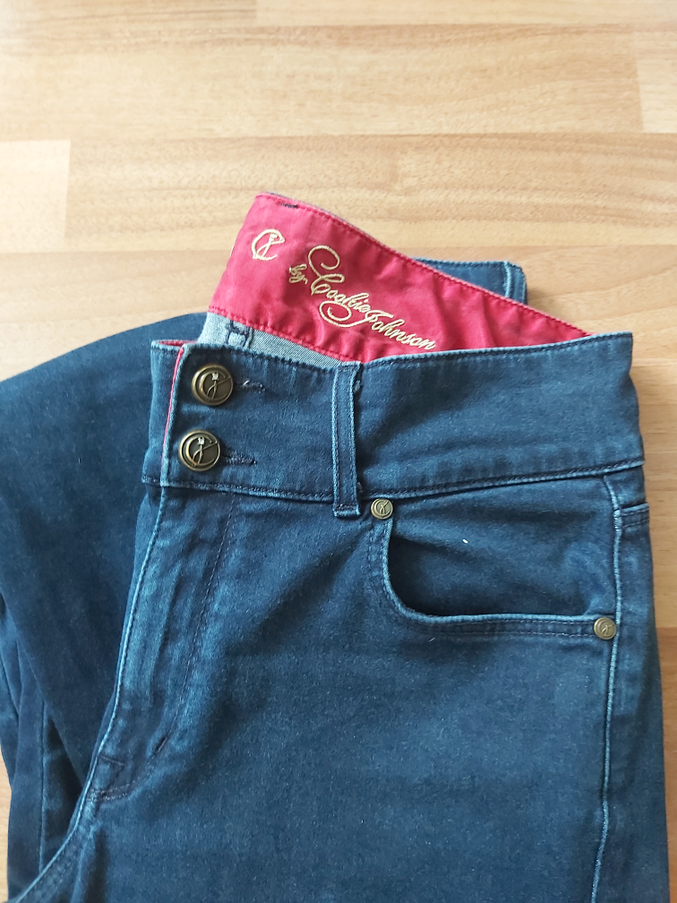 Vintage Cookie Johnson stretchy dark jeans, size 29 image indicator(5)