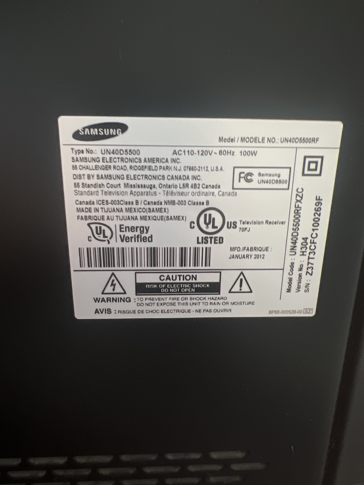 Samsung 40” TV - photo 4