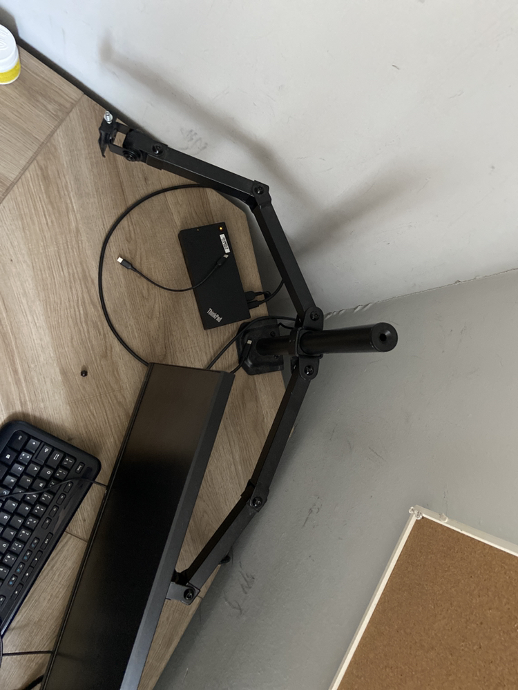 Dual monitor desk mount - like new - photo 3