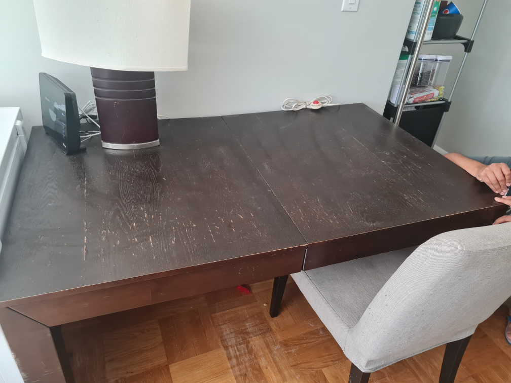 Large dining table