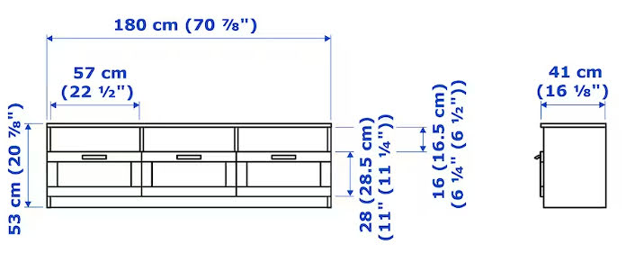 Ikea TV bench - photo 2
