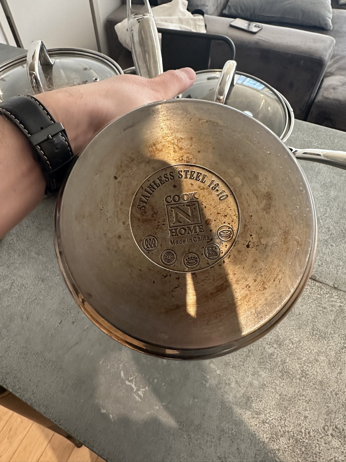 6-Piece Stainless Steel Pot Set image indicator(3)