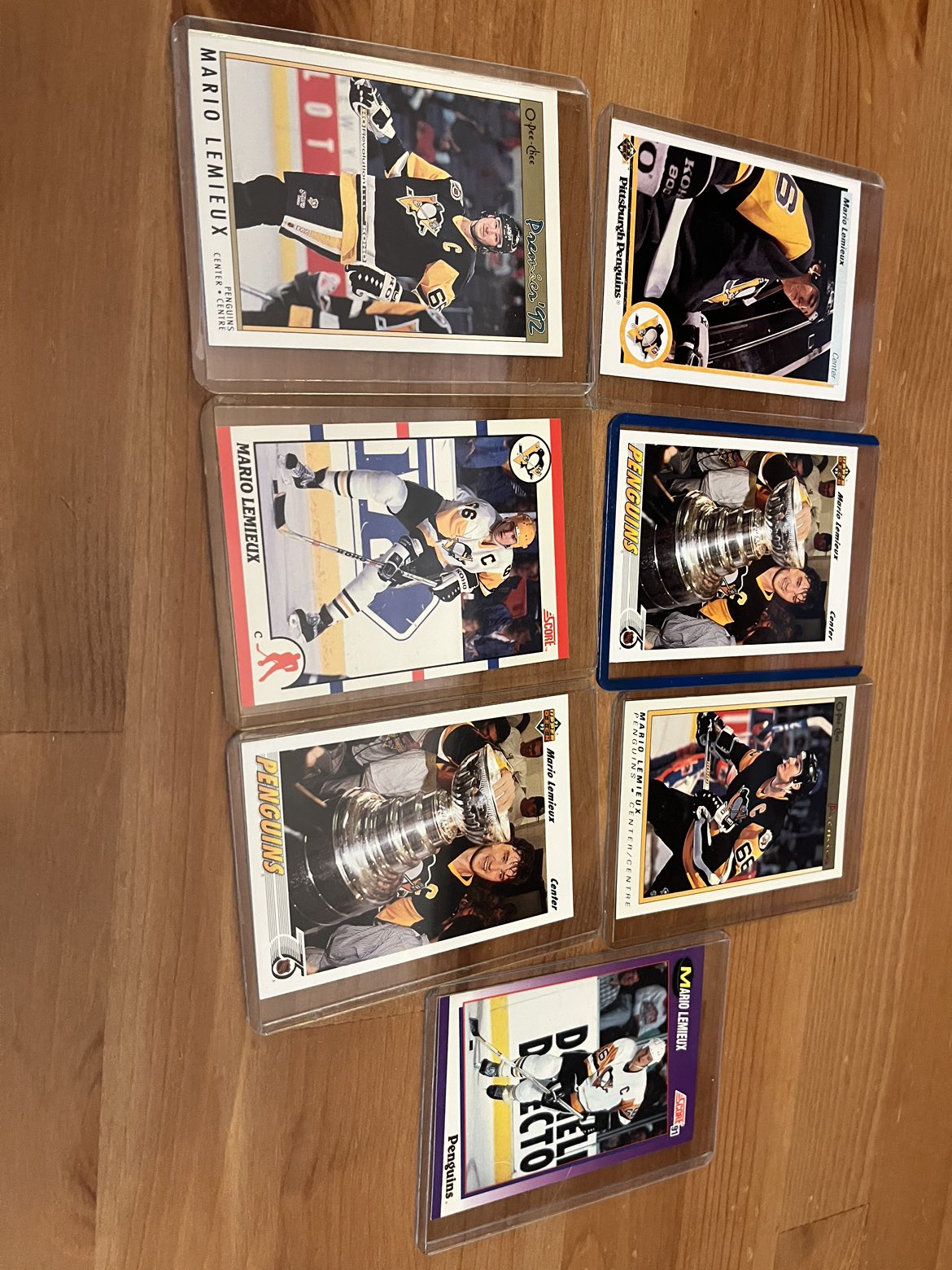 NHL cards Mario Lemieux asst thumbnail