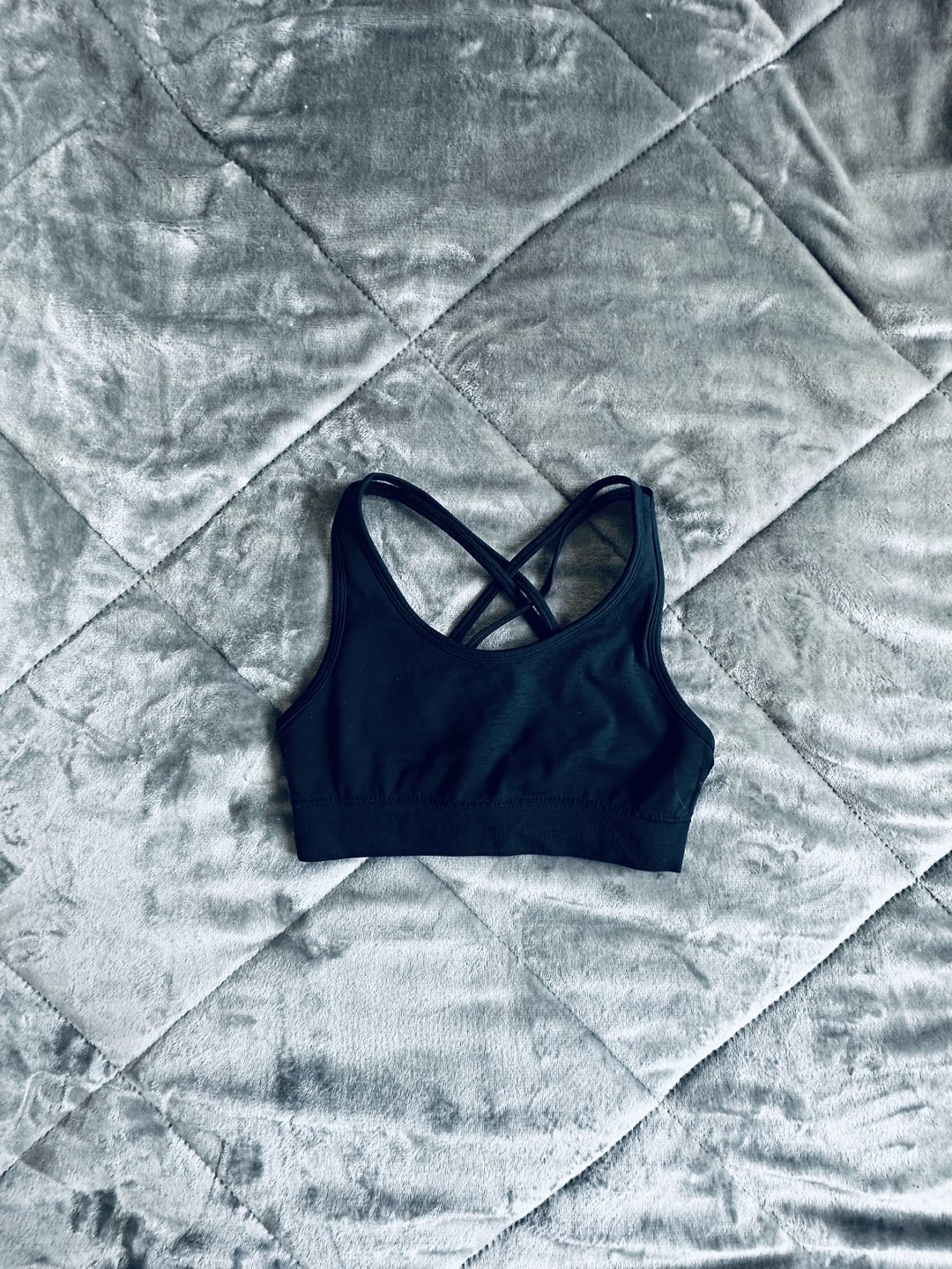 XS Alphalete Black Sports Bra