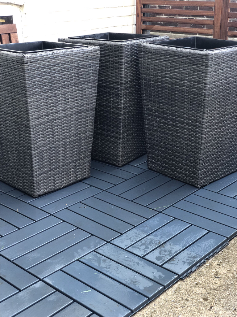 Wicker planters x 3 thumbnail