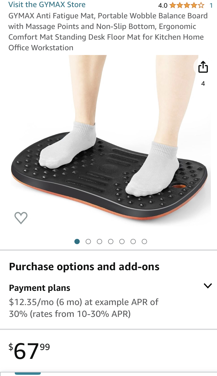 Standing Desk Board- Excellent condition image indicator(2)