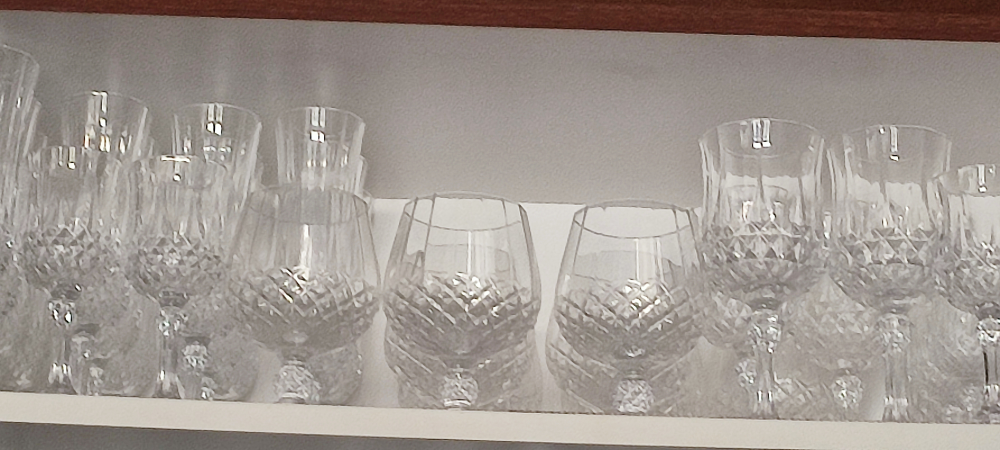 Crystal glasses