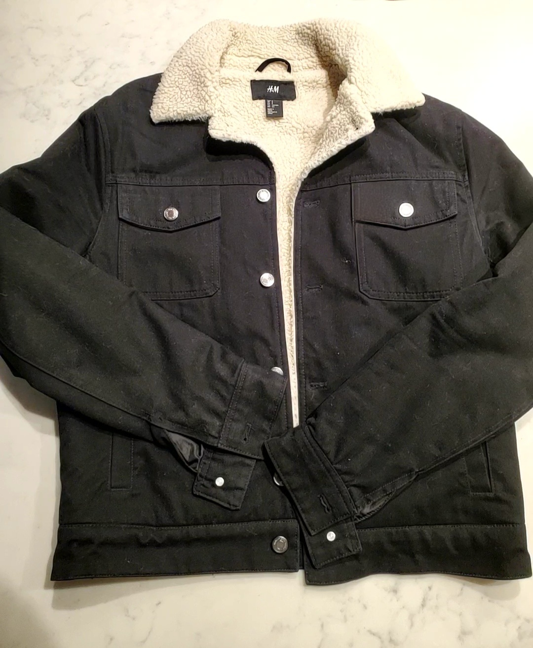 Jacket jeans black - photo 2